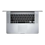 نمای کیبورد لپ تاپ macbook pro na1286